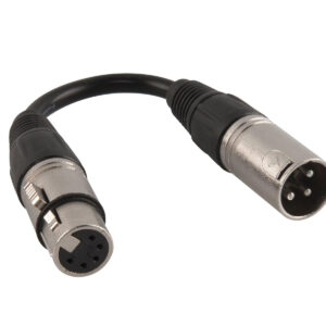 Chauvet 5-Pin Male XLR to 3-Pin Female XLR DMX Adaptor Convertor Lead Cable