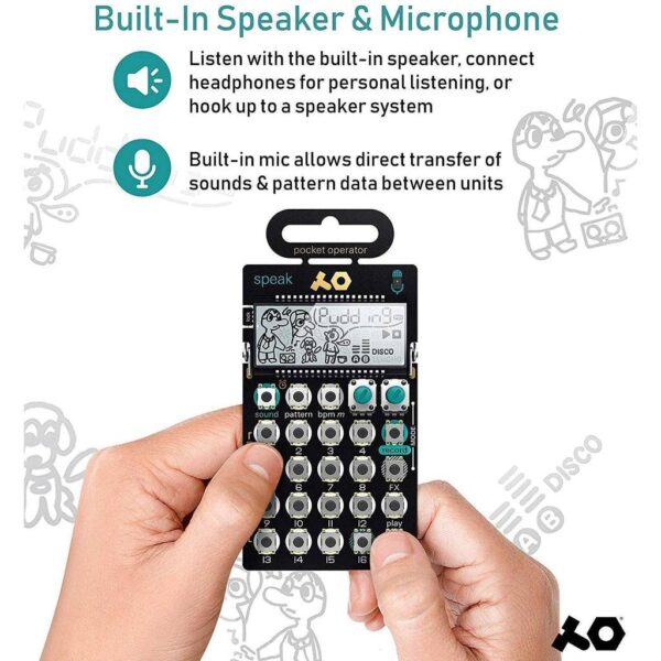 Teenage Engineering PO-35 Pocket Operator Speak Vocal Synth and Sequencer - Image 4