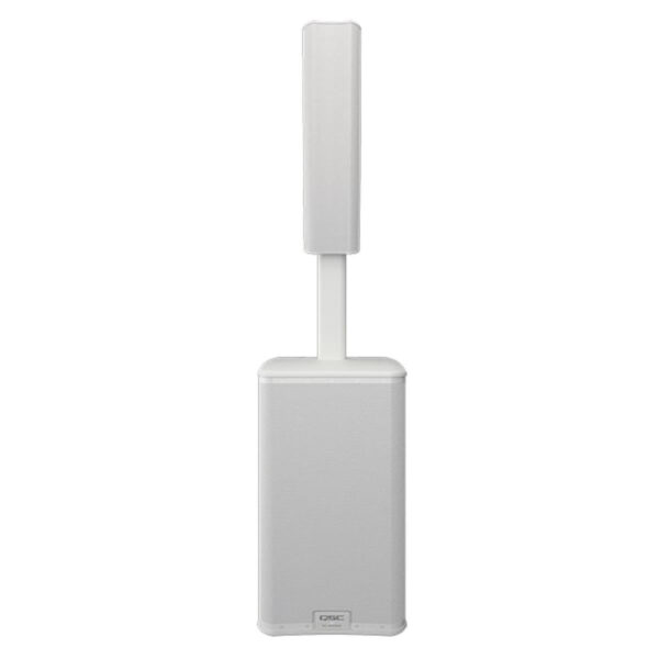 QSC KC12-WH Active 3-Way Column Loudspeaker System – 2-Pack (White) - Image 3