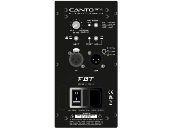 FBT Canto 5CA White Active Speaker 5" 150W RMS - Image 2