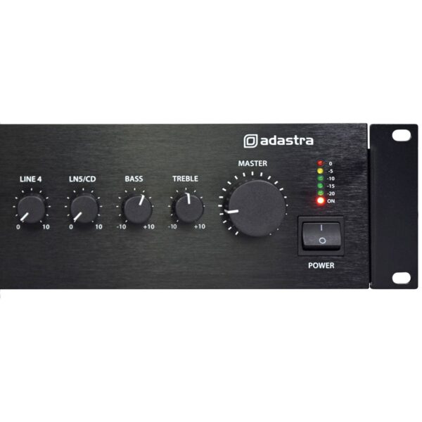 Adastra RMC120D 120W 100V Mixer Amplifier with CD, DAB+, Bluetooth & MP3 Player - Image 3