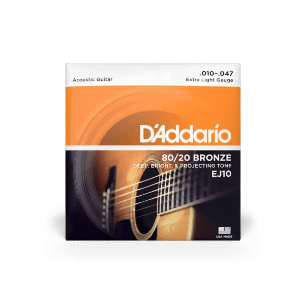 D'Addario 80/20 BRONZE ACOUSTIC GUITAR STRINGS
