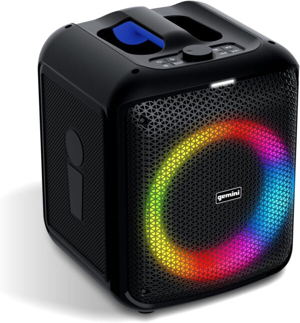Gemini GGO-650L Battery Portable Bluetooth Karaoke Speaker with Wireless Mic - Image 2
