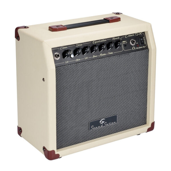 SOUNDSATION CREAM-15R 15W Electric Guitar Vintage Combo Amplifier with Reverb - Image 3