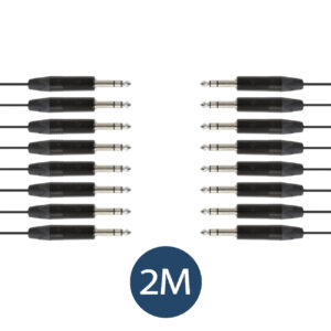 Klotz & Neutrik 2M Pro 8 Way Loom Balanced TRS Jack to Jack - Made with NP3X Jacks