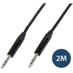 Klotz & Neutrik 2M Balanced/Stereo TRS Jack to Jack Cable