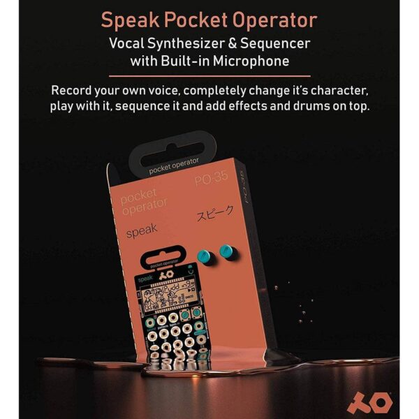 Teenage Engineering PO-35 Pocket Operator Speak Vocal Synth and Sequencer - Image 2