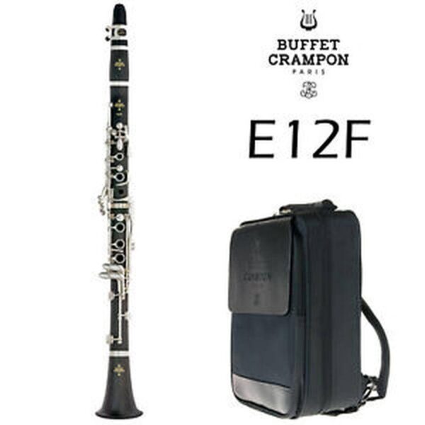 Buffet Crampon E-12F Intermediate Bb Clarinet with Silver-plated Keys - Image 3
